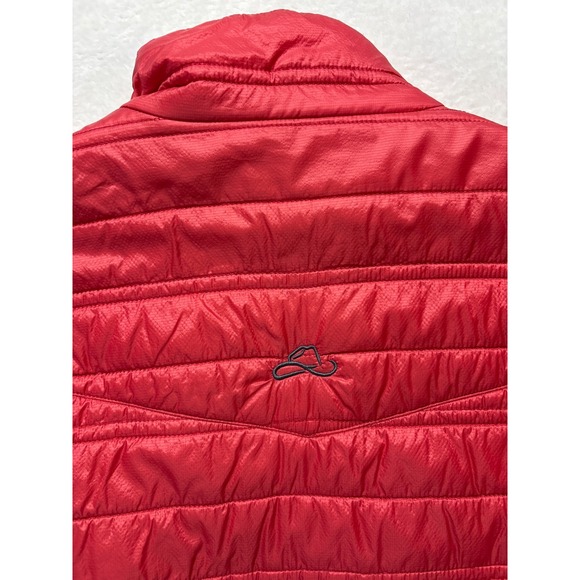 Resistol Pullover 1/2 Zip Puffer Jacket Red Cowboy Mens Size Large - Picture 5 of 12